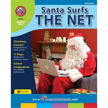 Rainbow Horizons Santa Surfs the Net - Grade PK to 8 A72